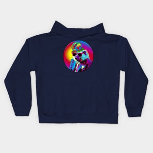 Presidential hedgehog either playing his trump card or taking a nap Kids Hoodie